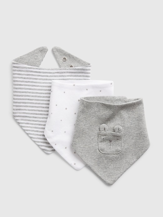 View large product image 1 of 1. Baby 100% Organic Cotton First Favorite Bib (3-Pack)