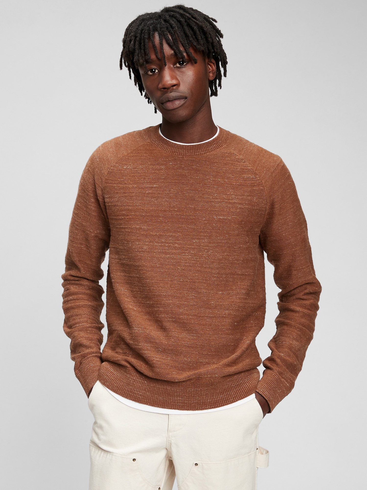 Slub Crewneck Sweater | Gap