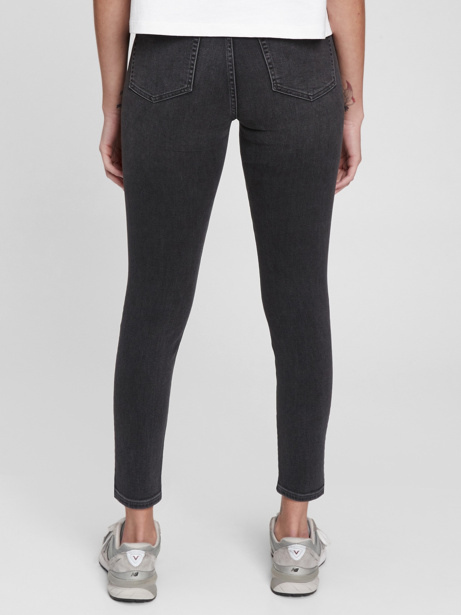 Sky High Rise True Skinny Jeans with 