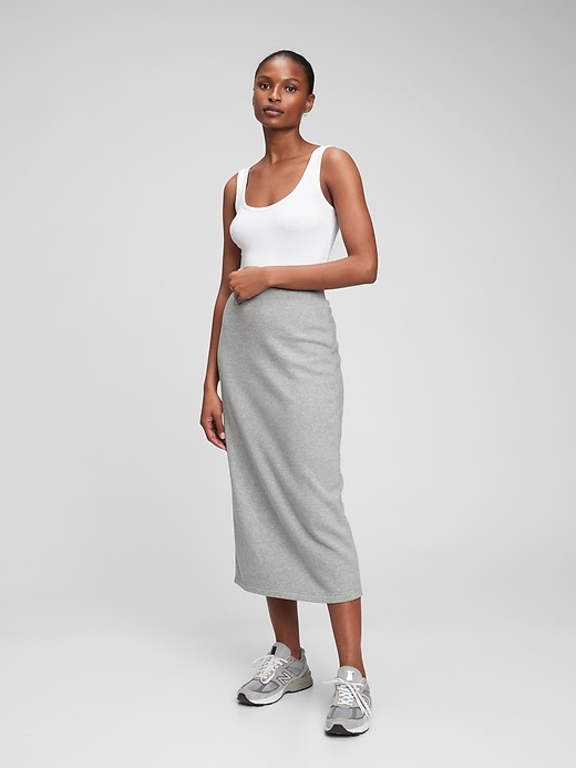 Image number 9 showing, Knit Midi Skirt