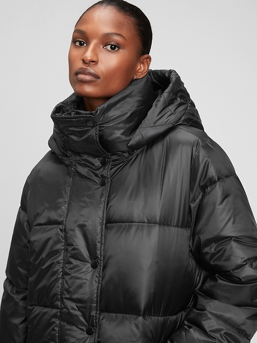 GAP RECYCLED PUFFER XL ブラックダウンジャケット GAP RECYCLED PUFFER XL ブラックダウンジャケット