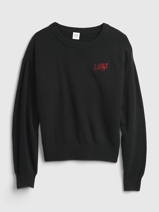 Image number 1 showing, Kids Embroidered Sweater