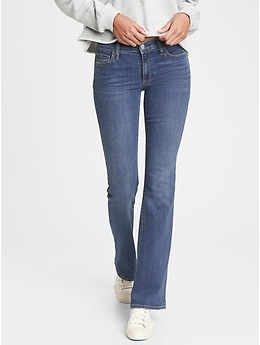 Mid Rise Perfect Boot Jeans With 