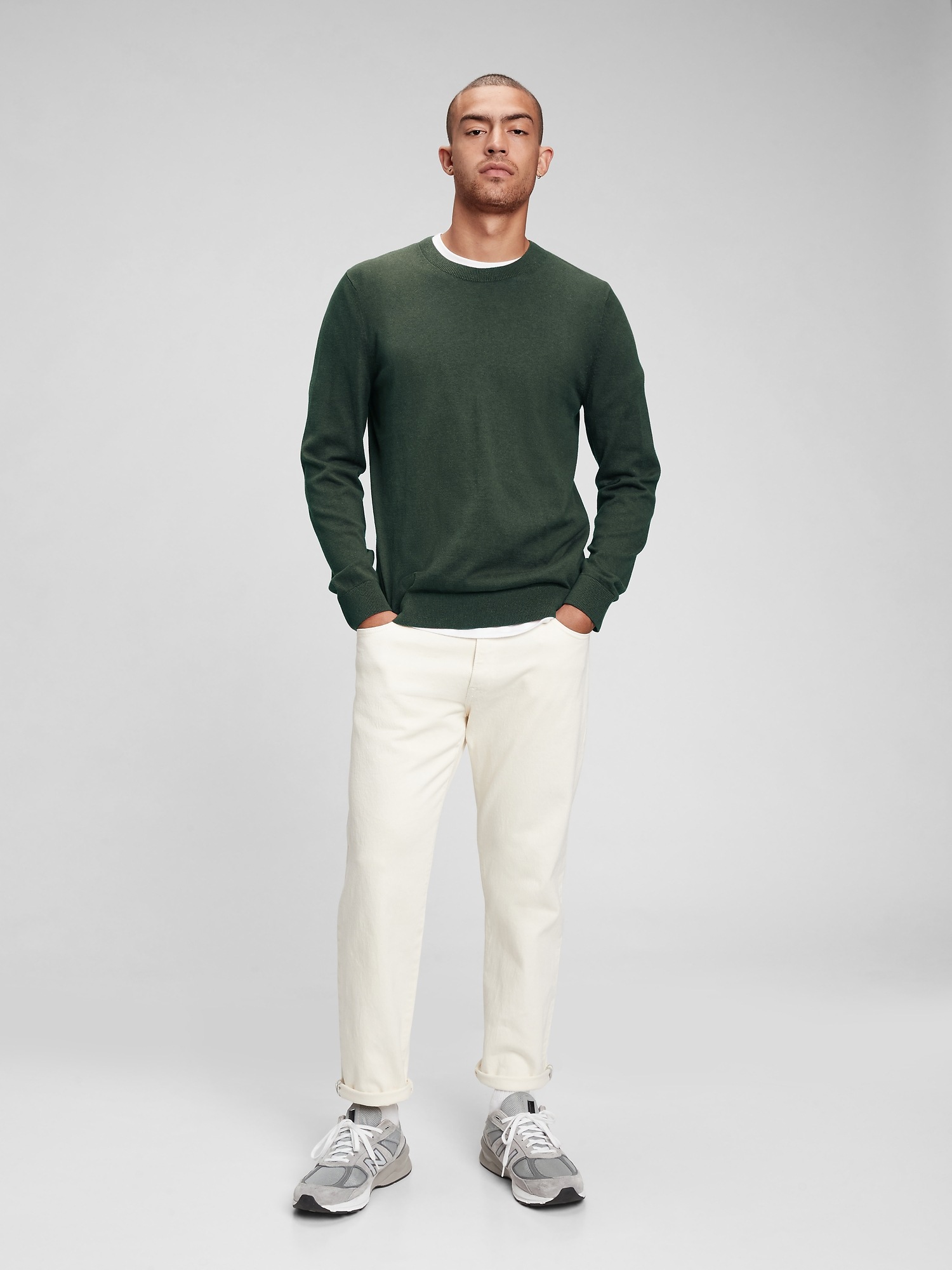 mainstay crewneck sweater gap