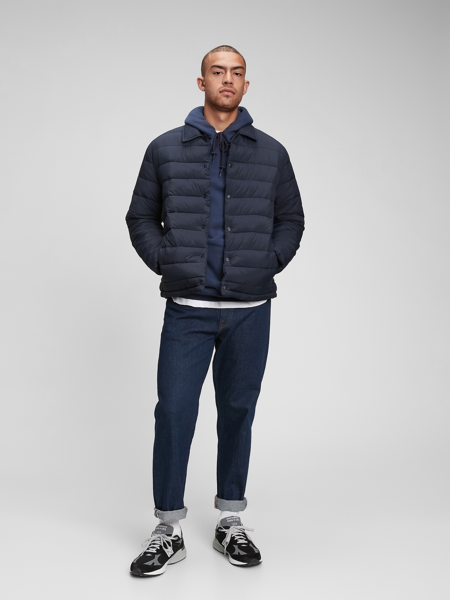 SnapFront Puffer Jacket Gap