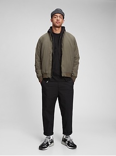 gap sequin bomber jacket