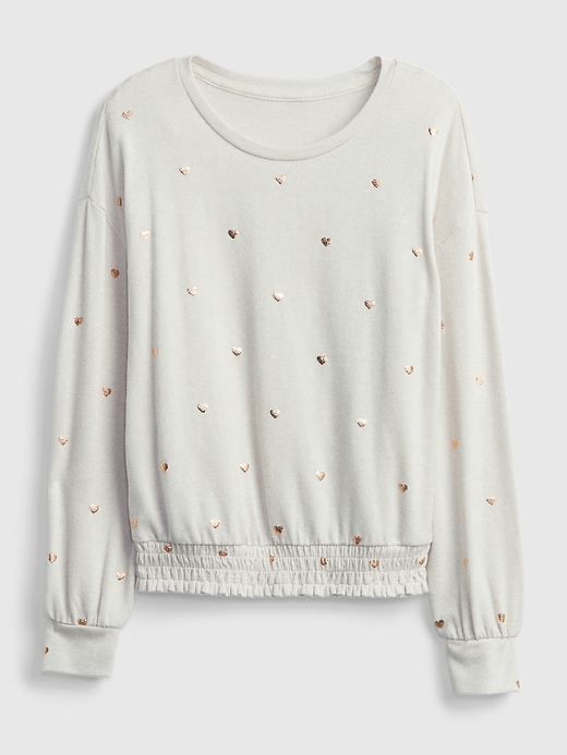 Image number 1 showing, Kids Softspun Smocked T-Shirt