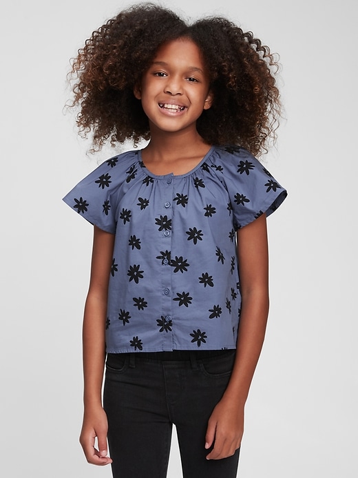 Image number 2 showing, Kids Flutter Sleeve Top
