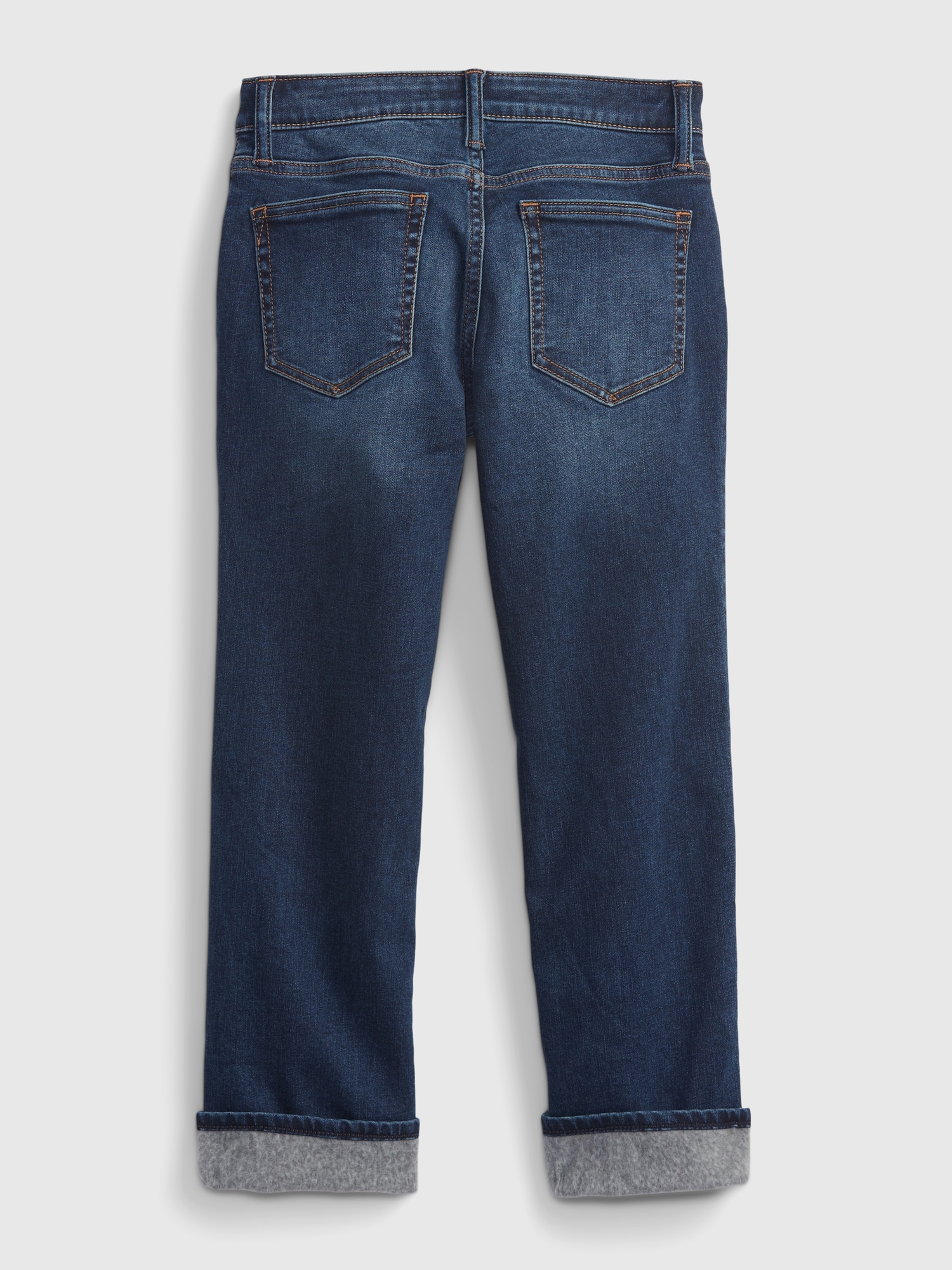 Kids Lined Straight Jeans with Washwell ™ | Gap