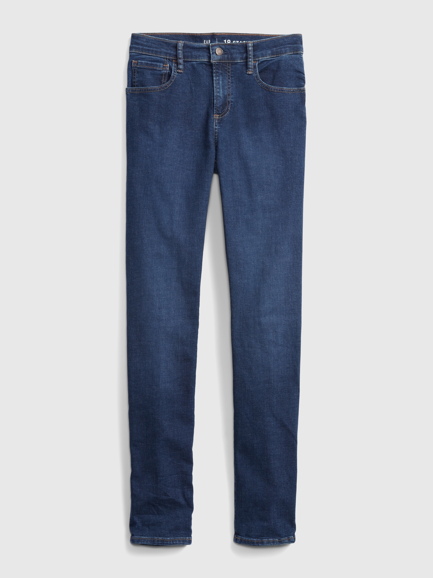 Teen Stacked Ankle Skinny Jeans with Washwell ™ | Gap