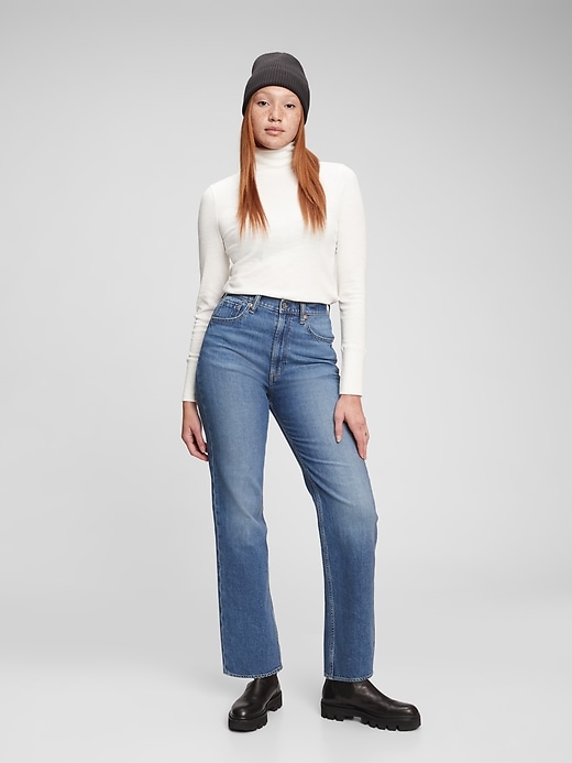 Gap - High Rise '90s Loose Jeans in Organic Cotton with Washwell