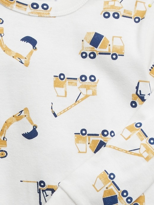 L'image numéro 2 présente Pyjama à imprimé 100 % coton biologique babyGap (paquet de 2)