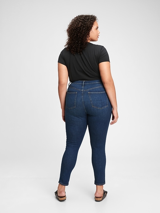 Image number 6 showing, Sky High Rise True Skinny Jeans with Secret Smoothing Pockets