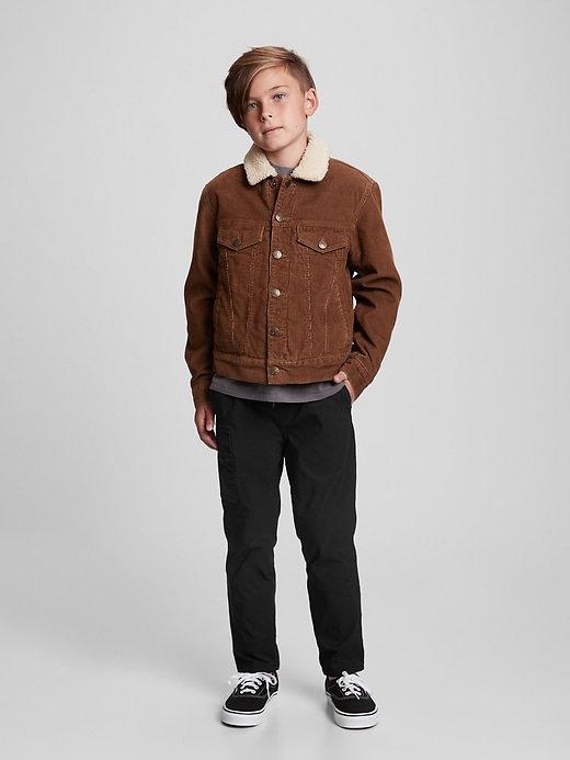 Image number 2 showing, Kids Lined Pull-On Hybrid Pants