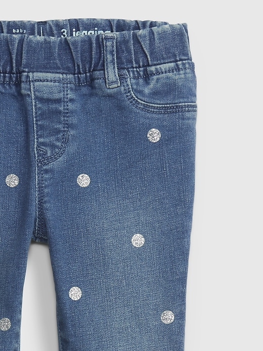 Image number 3 showing, Toddler Pull-On Print Jeggings with Washwell ™