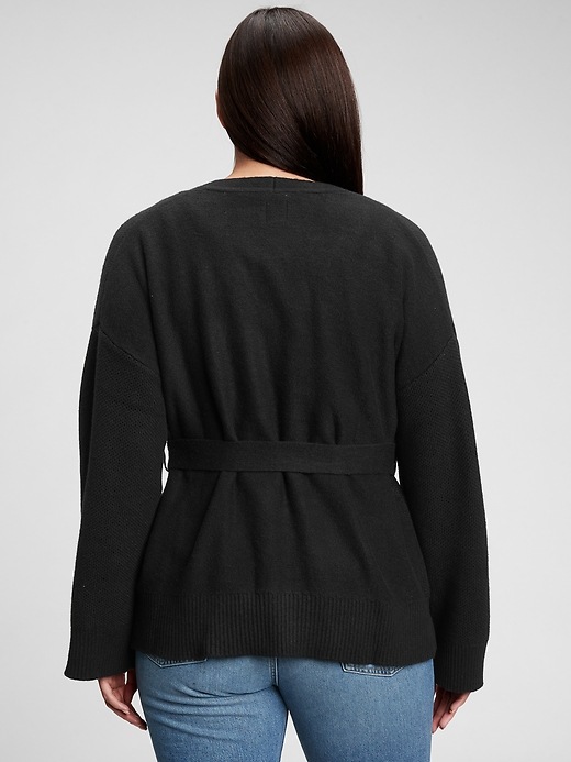 Image number 5 showing, Supersoft Wrap-Front Cardigan