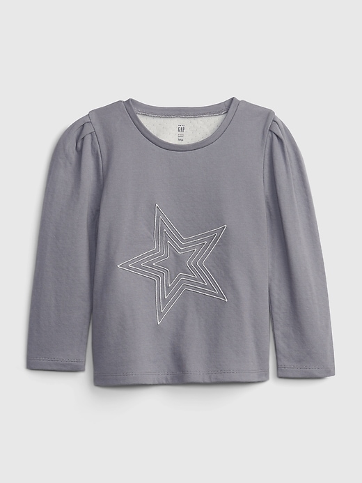 Image number 1 showing, Toddler Puff Sleeve Graphic T-Shirt
