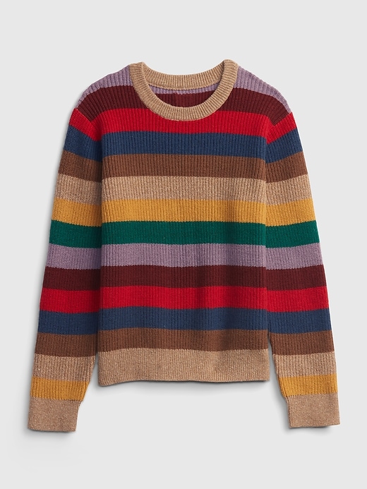 Image number 1 showing, Kids Ribbed-Knit Stripe Sweater