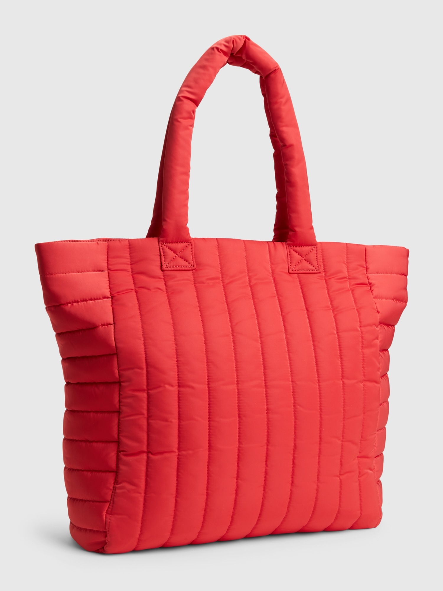 puffer bag tote