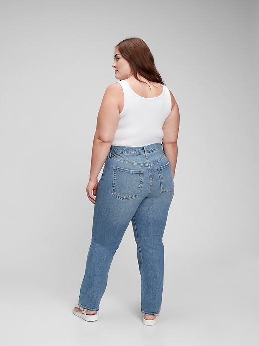 Image number 7 showing, Sky High Straight Leg Jeans