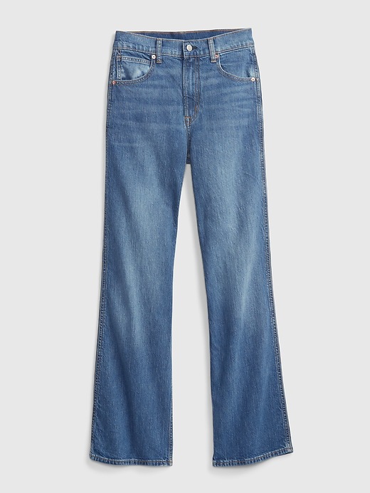 Image number 8 showing, High Rise Vintage Flare Jeans with Washwell