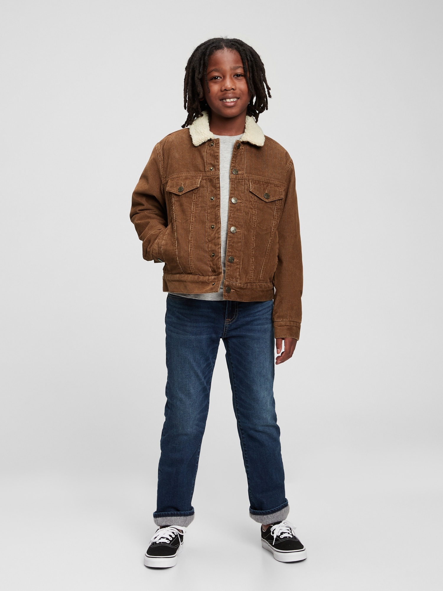 sherpa lined corduroy jacket