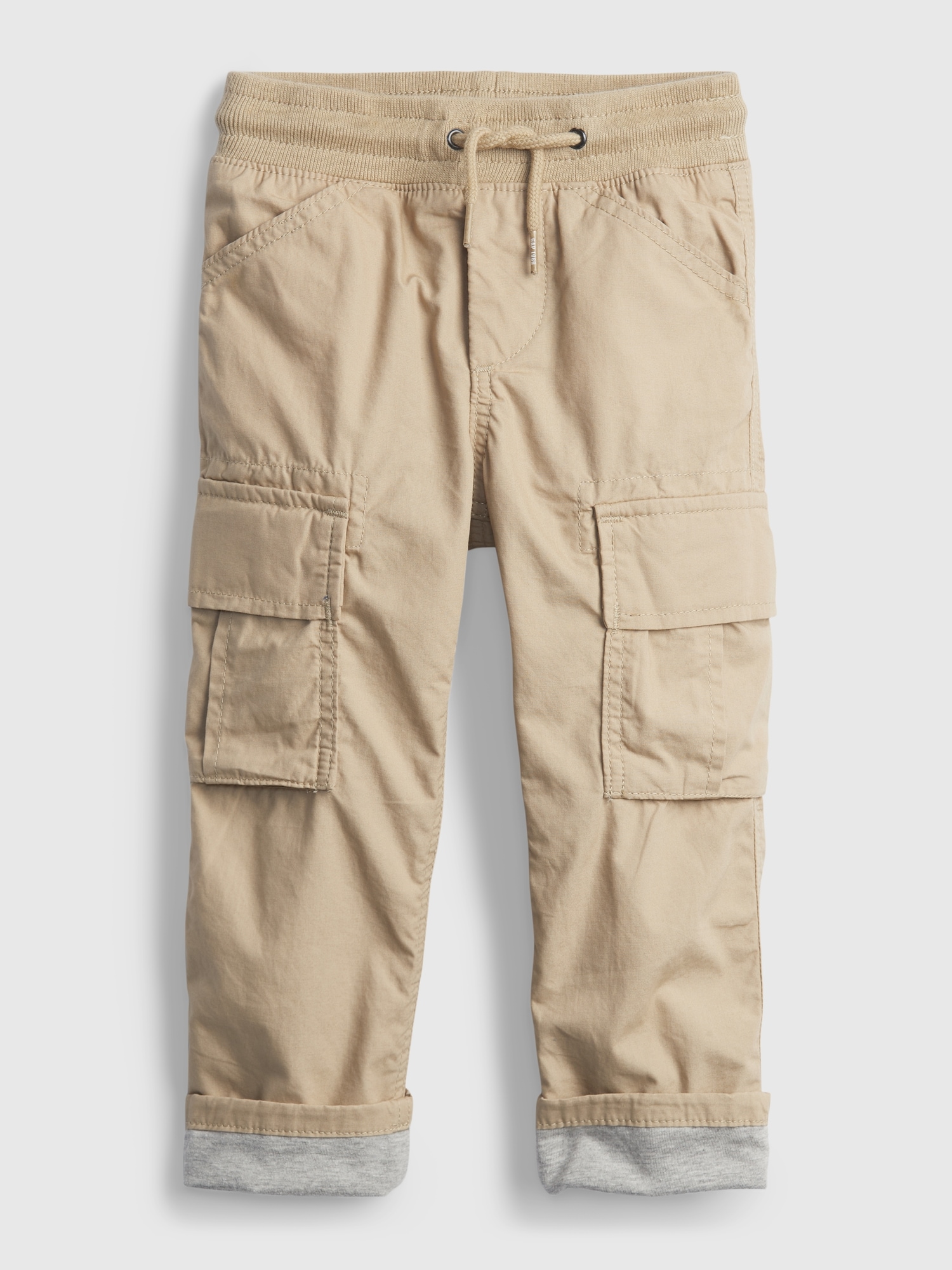 Toddler Lined Pull-On Cargo Pants with Washwell ™
