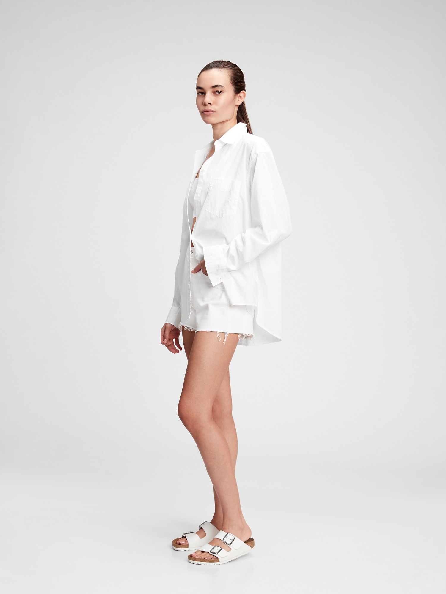 100% Organic Cotton Big Shirt | Gap