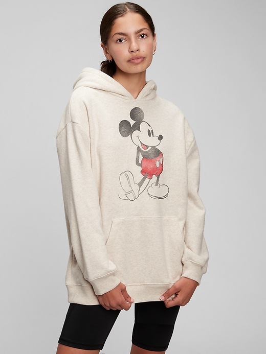 View large product image 1 of 4. Teen &#124 Disney Mickey Mouse Oversized Graphic Hoodie