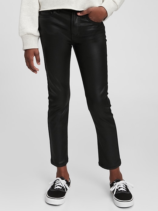 Image number 2 showing, Kids High Rise Pencil Slim Ankle Jeans