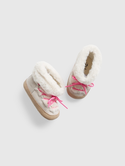 Image number 1 showing, Baby Sherpa Lined Boots