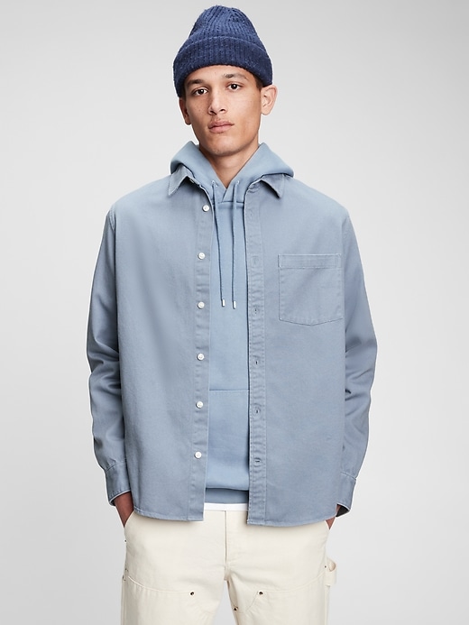 Image number 3 showing, Relaxed Twill Shirt