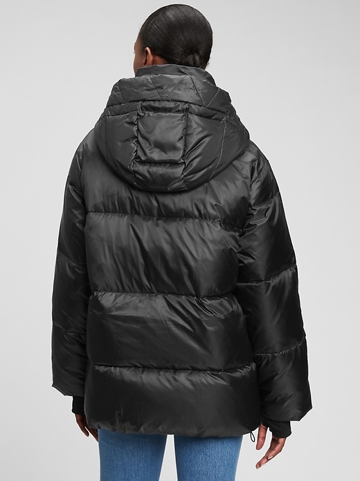 Recycled Oversized Heavyweight Puffer Jacket | Gap