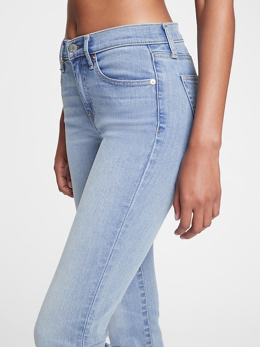 Image number 3 showing, Mid Rise Classic Straight Jeans