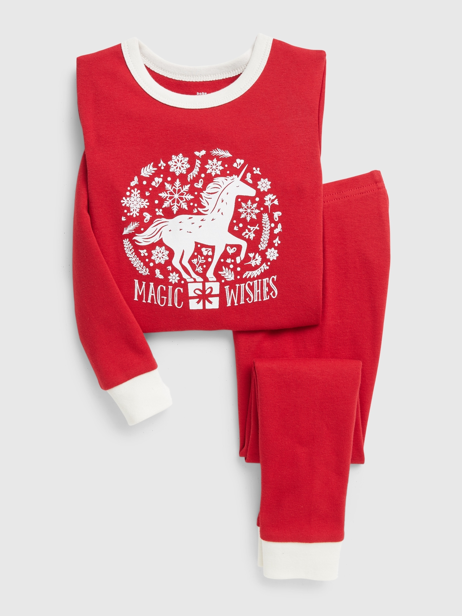 Baby & Toddler  Organic Cotton Holiday Graphic PJ Set