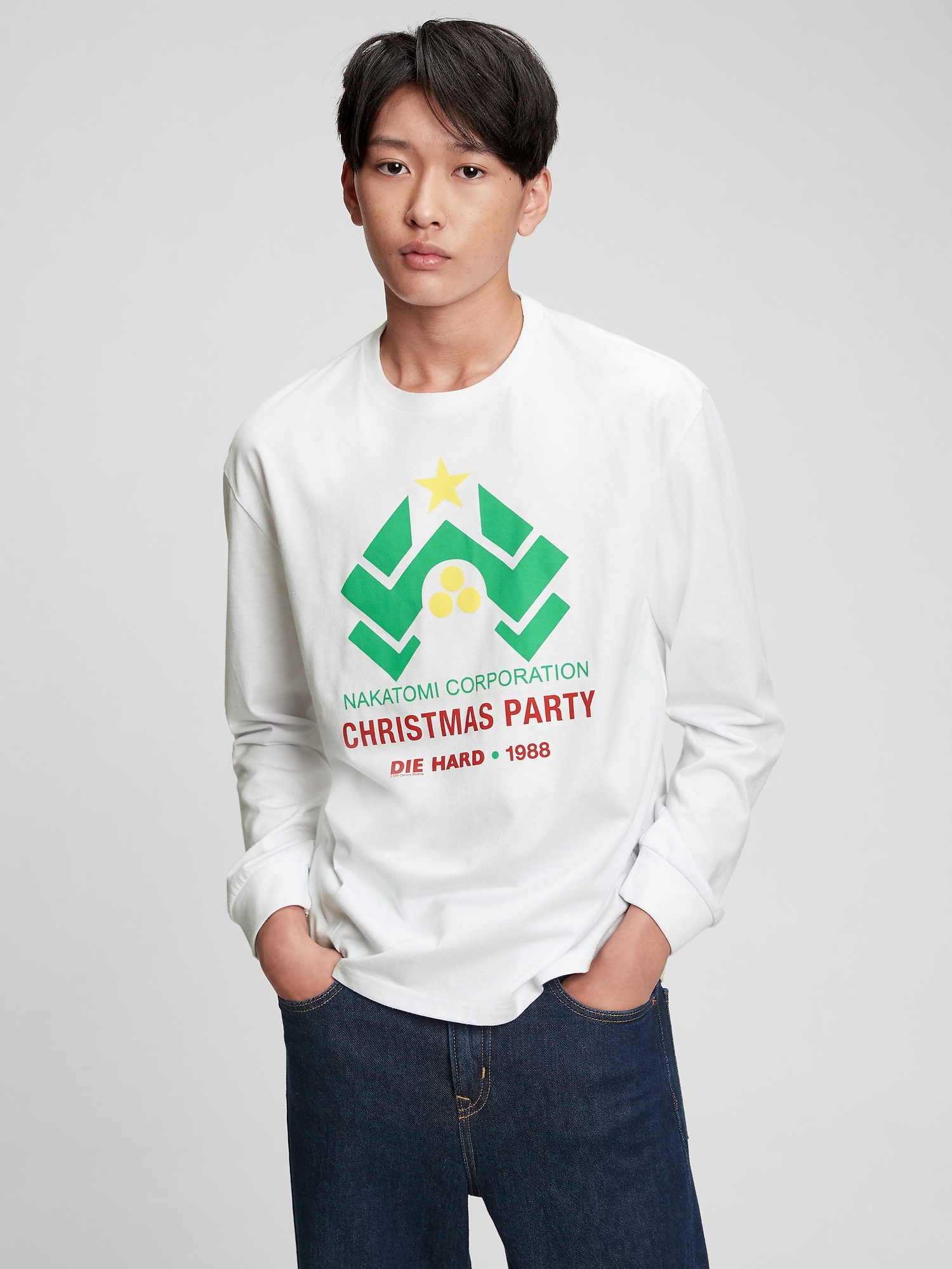 T-SHIRT 100 % COTON BIOLOGIQUE À IMPRIMÉ DE DIE HARD POUR ADO