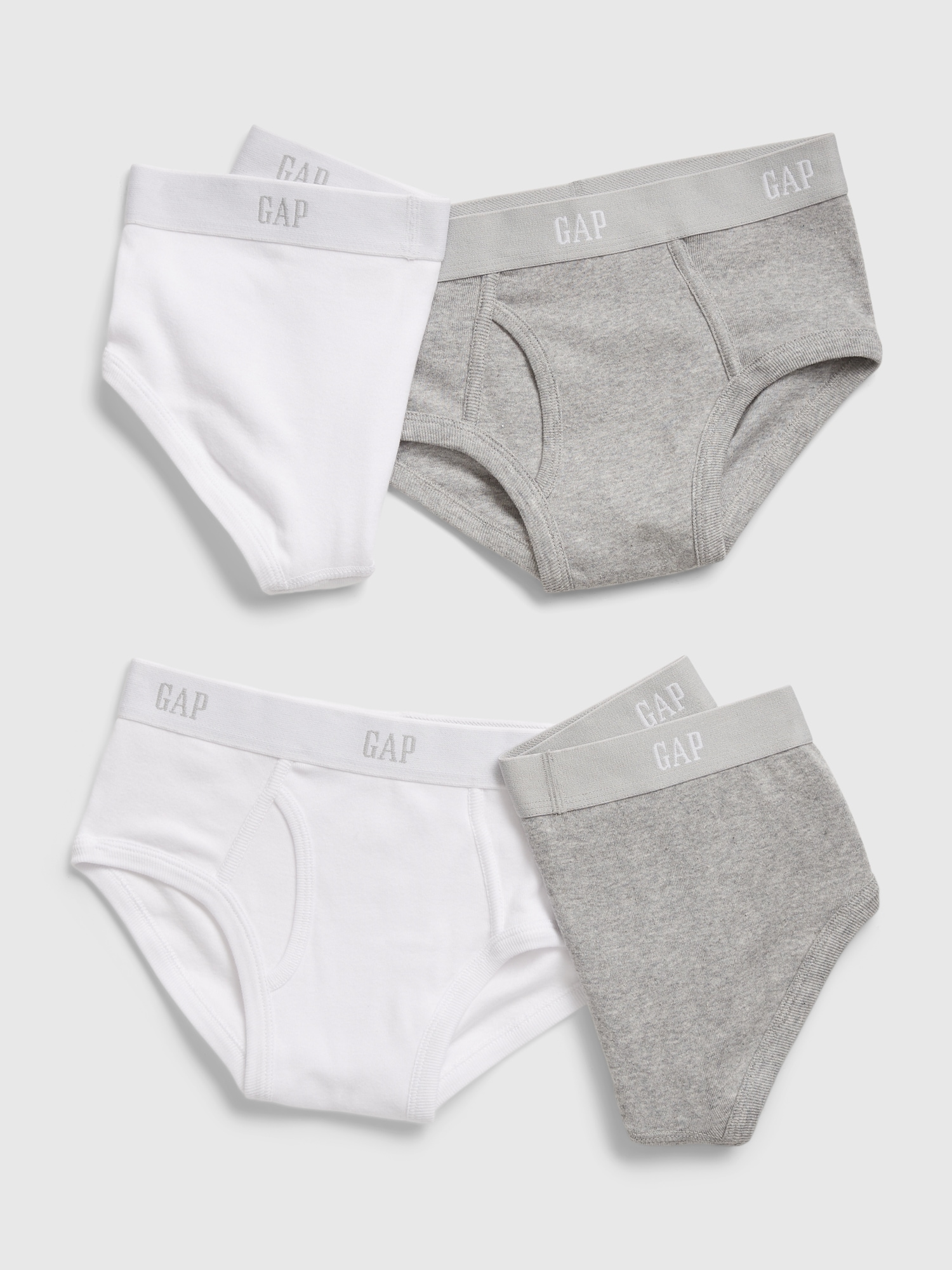 Kids 100% Organic Cotton Briefs (4-Pack)