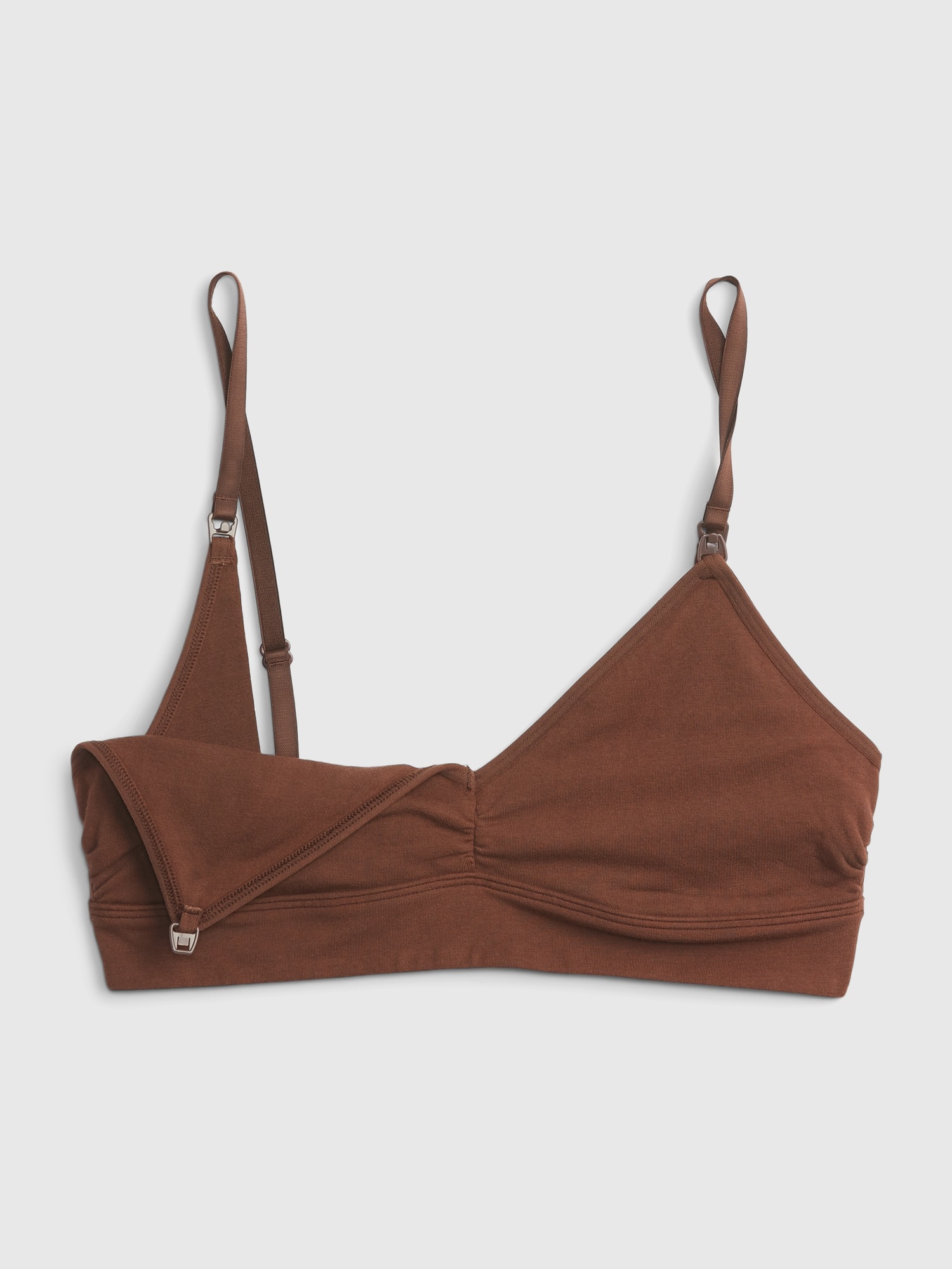 Maternity Stretch Cotton Nursing Bralette Gap