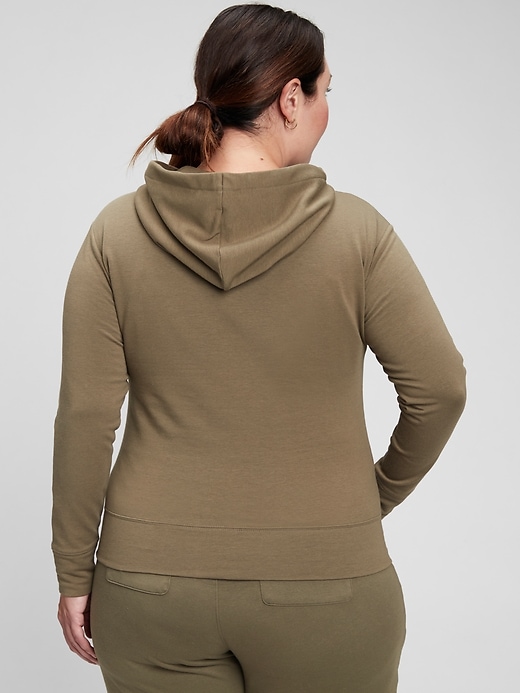 L'image numéro 2 présente Chandail à capuchon en jersey bouclette léger comme un nuage