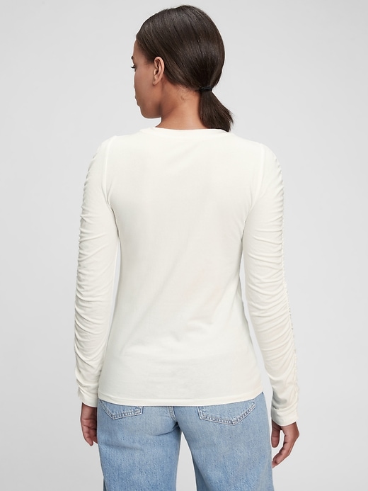 Image number 5 showing, Featherweight U-Neck T-Shirt