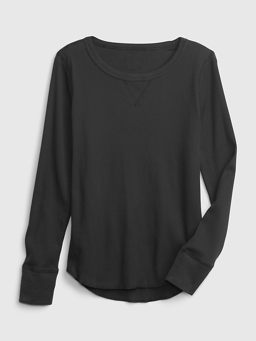 Image number 1 showing, Relaxed Waffle-Knit T-Shirt