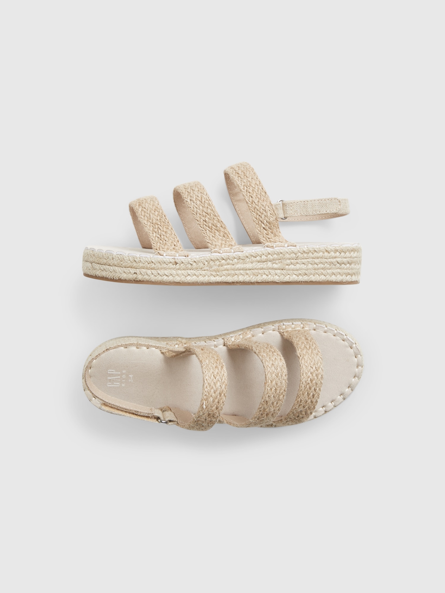 straw platform sandals