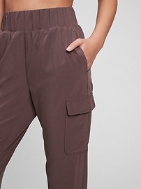 View large product image 3 of 4. GapFit Recycled Runaround Cargo Joggers