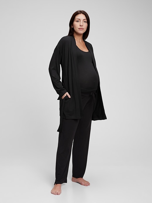 Image number 1 showing, Maternity Softest Modal 3-Piece Set