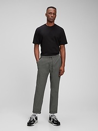 Recycled Slim Easy Tech E-Waist Pants 