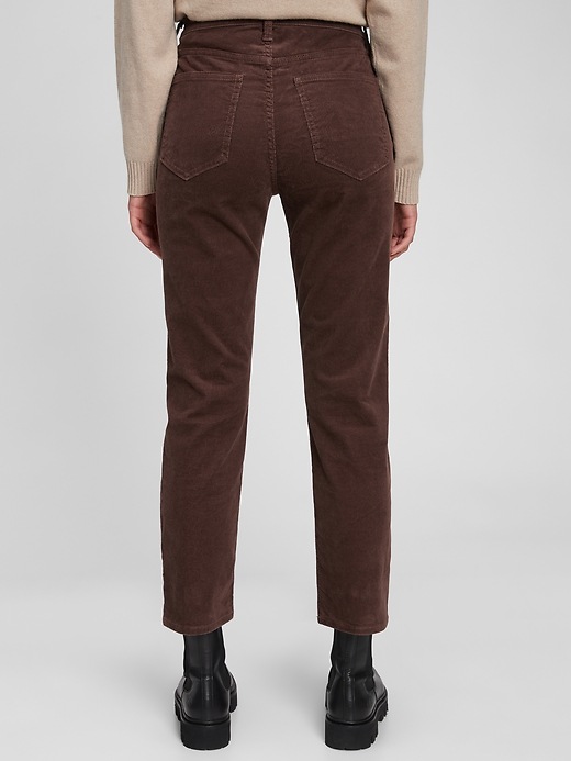 Image number 2 showing, High Rise Vintage Slim Corduroy With Washwell
