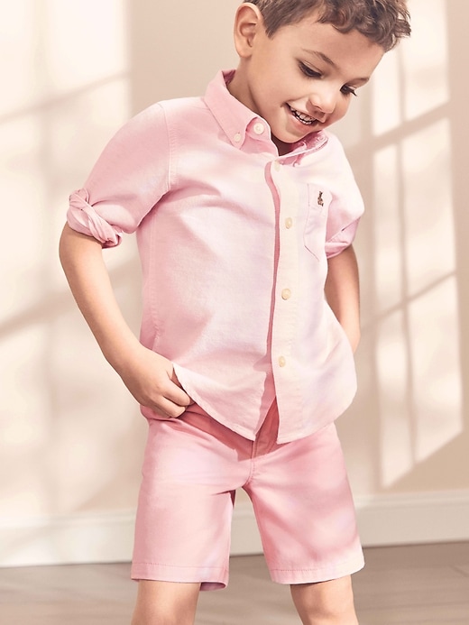 View large product image 1 of 1. Toddler Oxford Button-Down Shirt