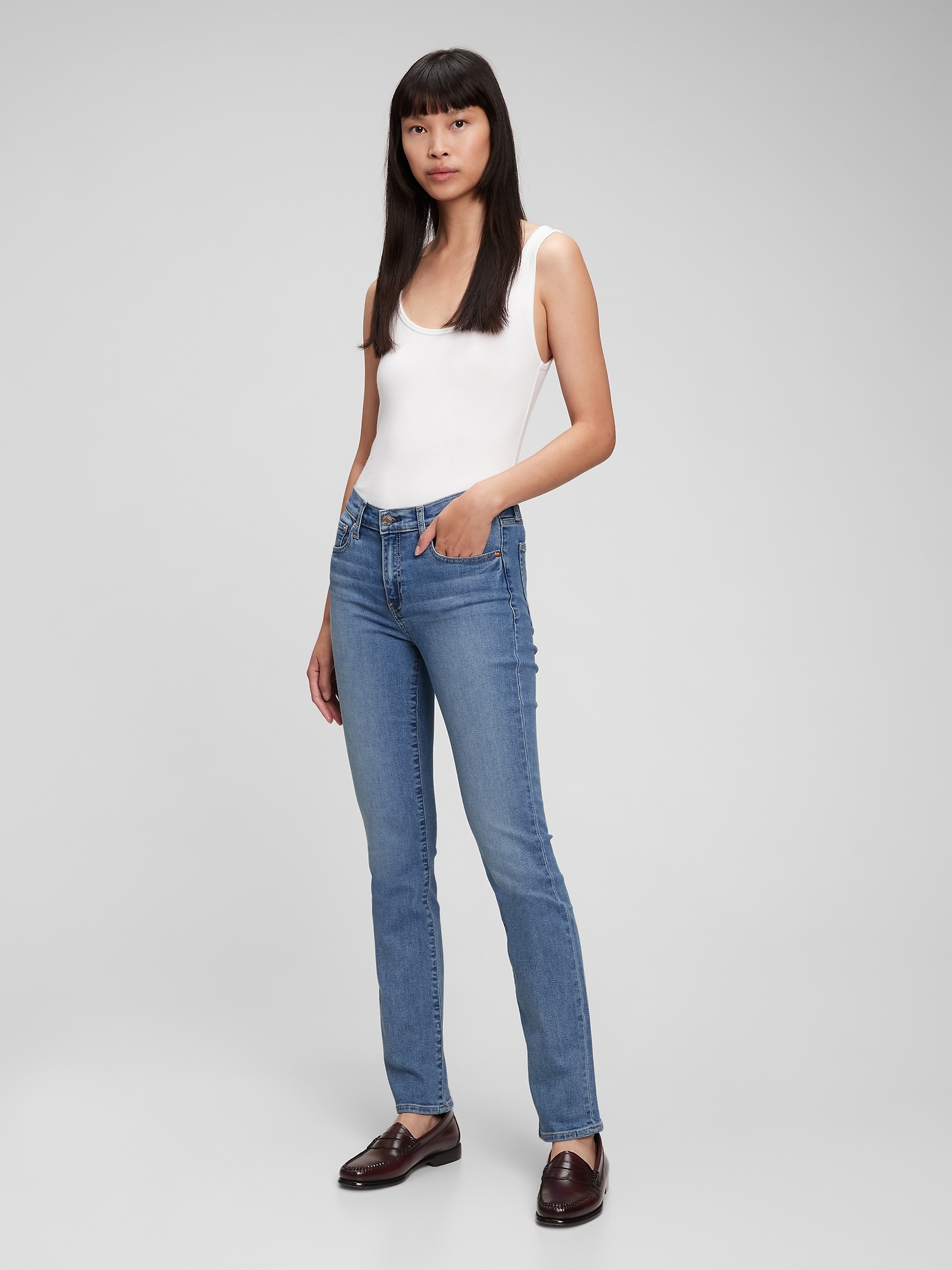 Classic Straight Jeans with Washwell | Gap