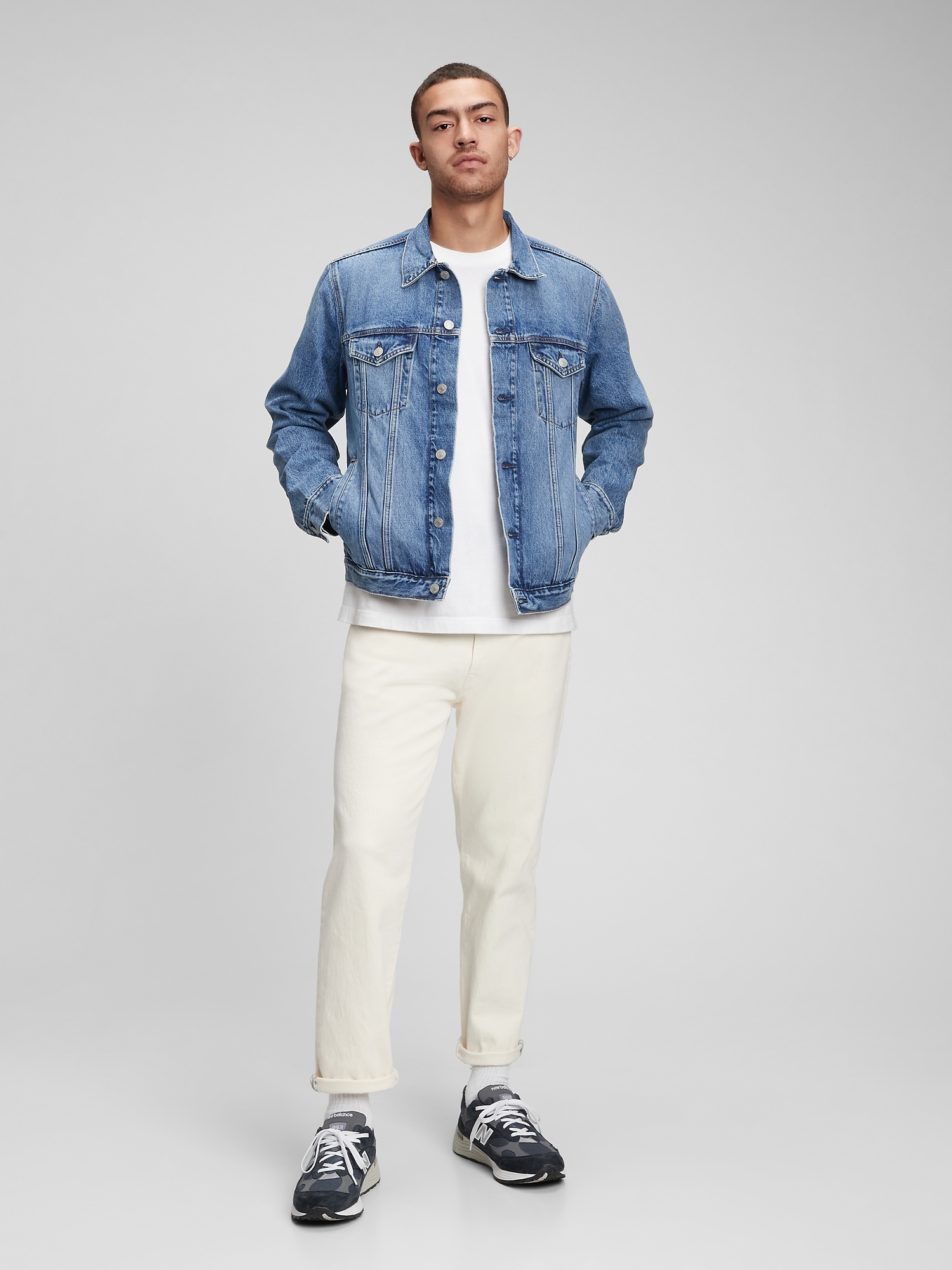 Gap Classic Icon Denim Jacket blue. 1