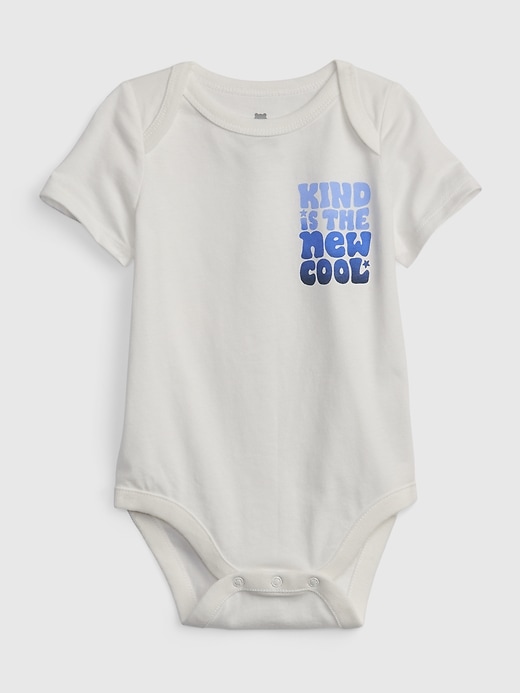 Image number 1 showing, Baby 100% Organic Cotton Mix & Match Bodysuit